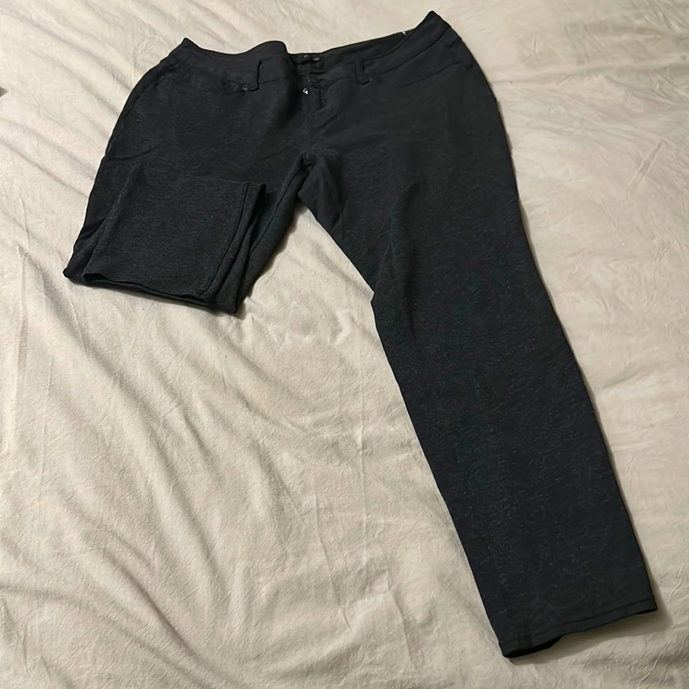Stretch gray pants